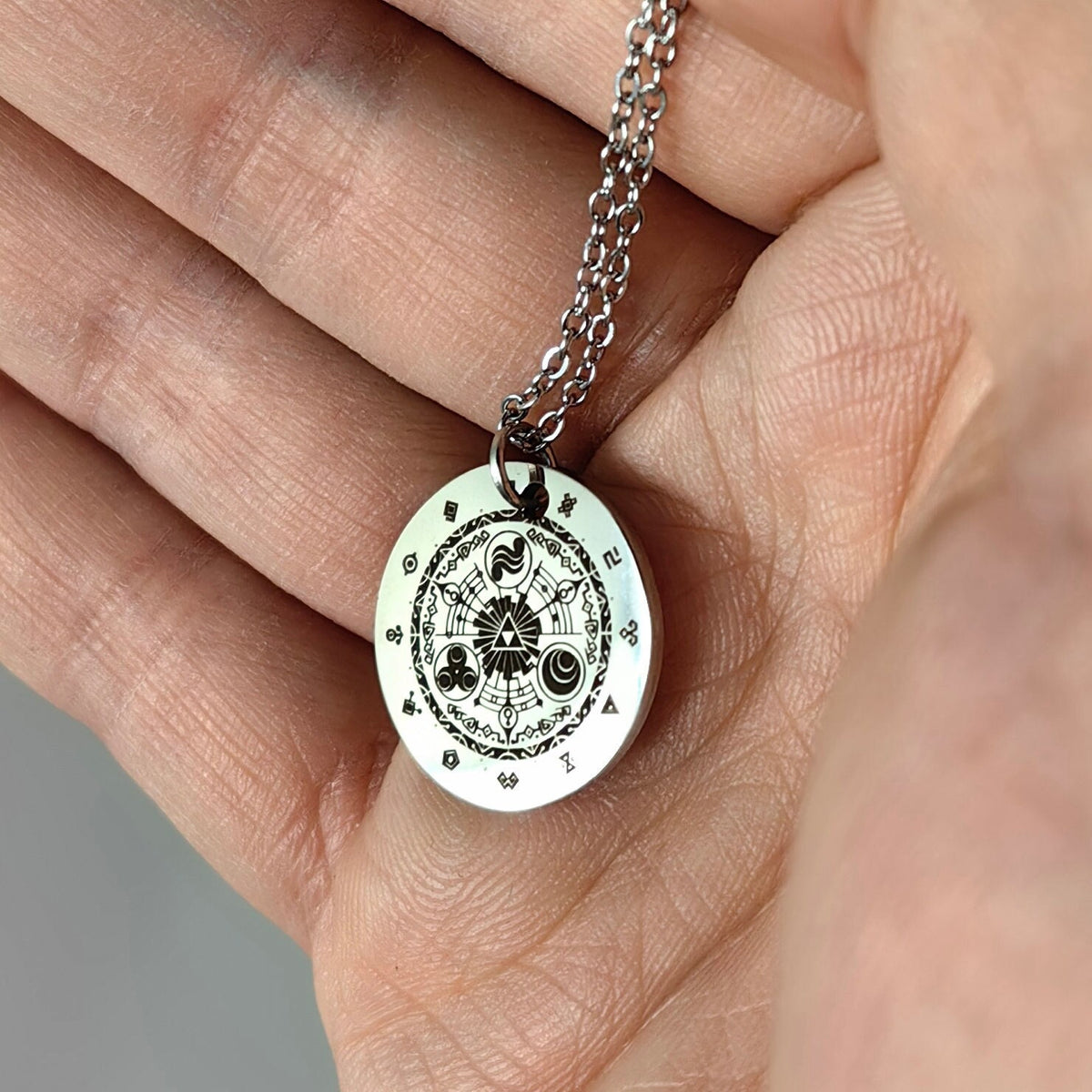 Legend of Zelda Gate of Time Necklace, Triforce Necklace, Tears of the