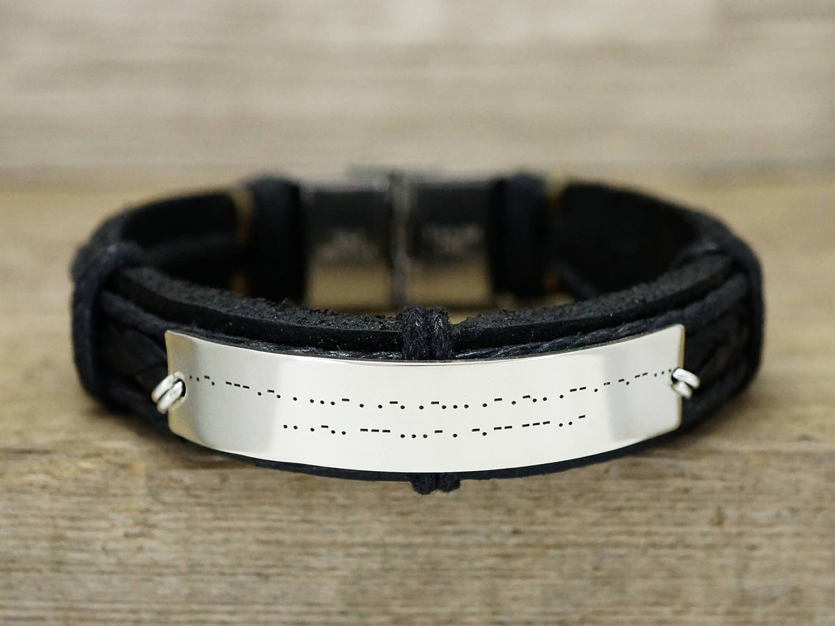 Hidden online message bracelet