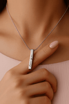 Signature Necklace, Mother Daughter Jewelry, Custom Handwritten Necklace, Engraved Memorial Necklace