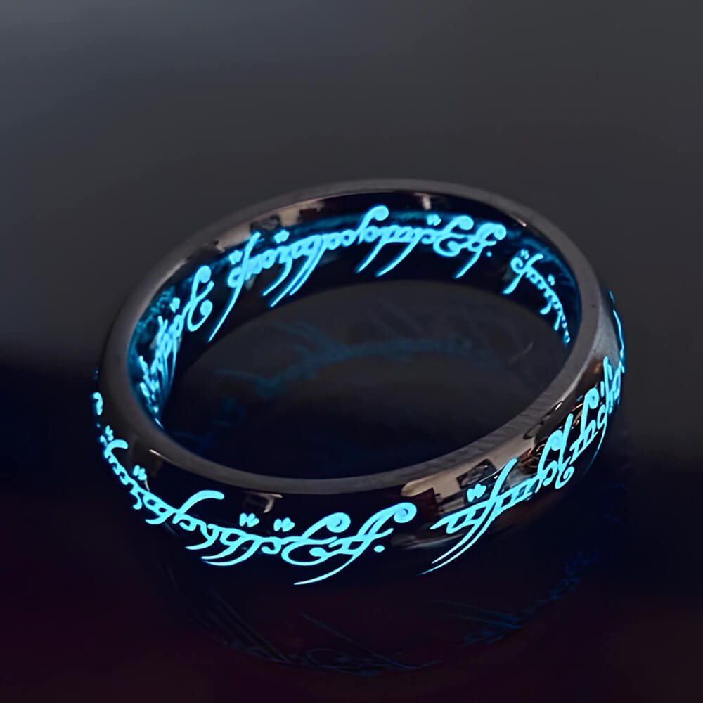 Lord Of The Rings Ring Glow In The Dark, Shadow Of War Jewelry