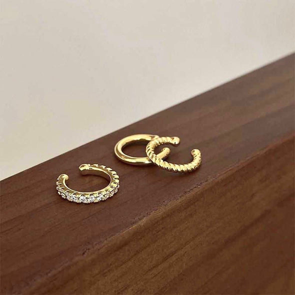 Multiple Ear Cuffs - Ear Cuff No Piercing - Gold Ear Cuffs