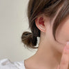 Star Ear Climber With Crystal Chain Tassel Ear Jacket Earrings- Star Ear Jacket - Celestial Ear Climber - Star Tassel Earrings