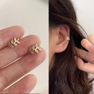 Leaf Ear Cuffs - Ear Cuff No Piercing