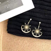 Star & Moon Dangle Earrings, Star And Moon Drop Earrings, Earrings Dangle, Celestial Drop Earrings, Star Dangle Earrings