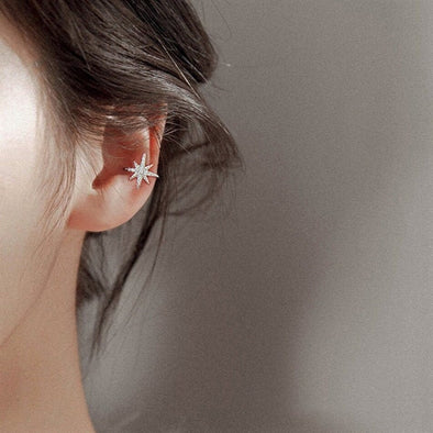 Star ear cuffs, ear cuff no piercing