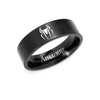 Spiderman Marvel Ring Silver/Black/Gold/Rose/Blue, Custom Logo Ring, Marvel Fans Gift