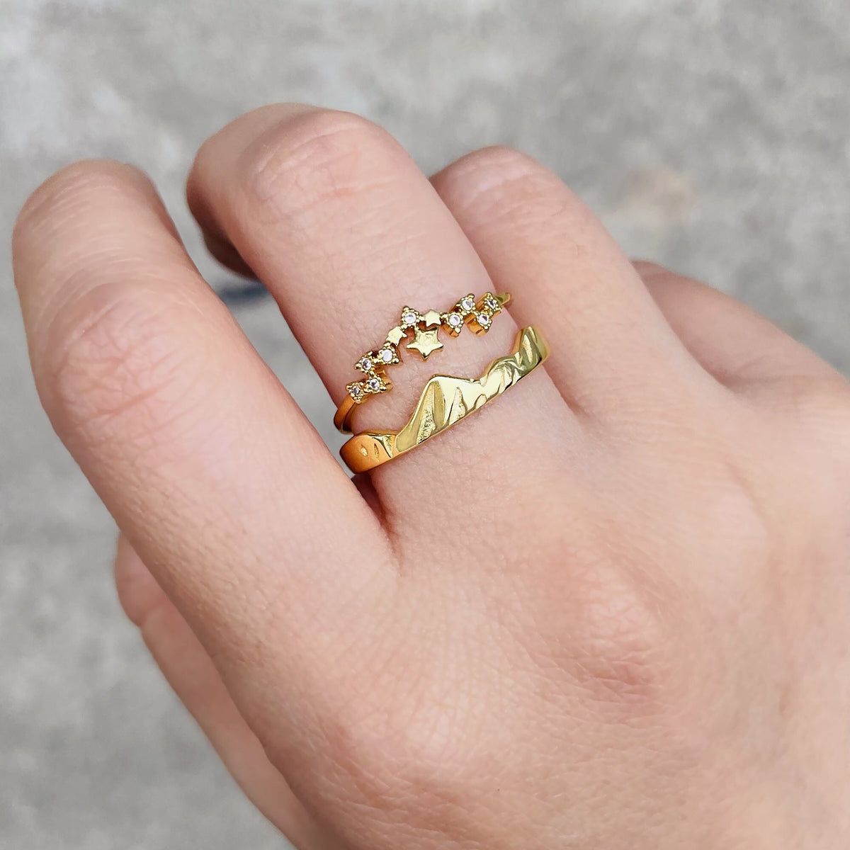 18K Gold ACOTAR Feyre Ring