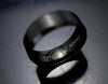 Custom Mens Tungsten Ring, Love You Forever & Always Ring Available in Black/Silver, Fathers Day Gift