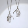 Skeleton Heart Hands Necklaces, Matching Necklaces For Couples, Promise Gift