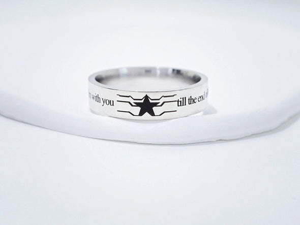 Captain America Ring, Stucky Ring, Till the end of the Line