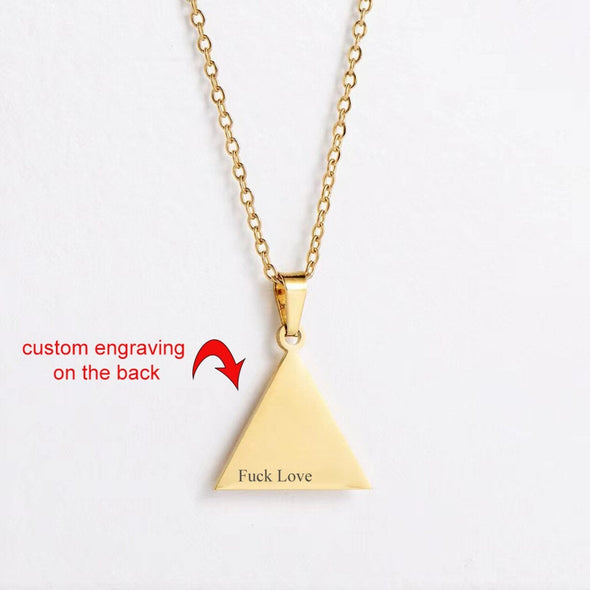 Legend Of Zelda Triforce Necklace Gold & Silver