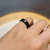 Personalized BDSM Couple Rings Male Owner & Female Owned Sub