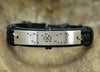 Custom Morse Code Bracelet, Hidden Message Bracelet, Infinity Engraved Leather Bracelet