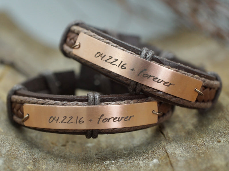 Buy Personalized Couples Bracelets Online In India  Etsy India