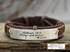 Bible Verse Signature Bracelet, Personalized Scripture Bracelet