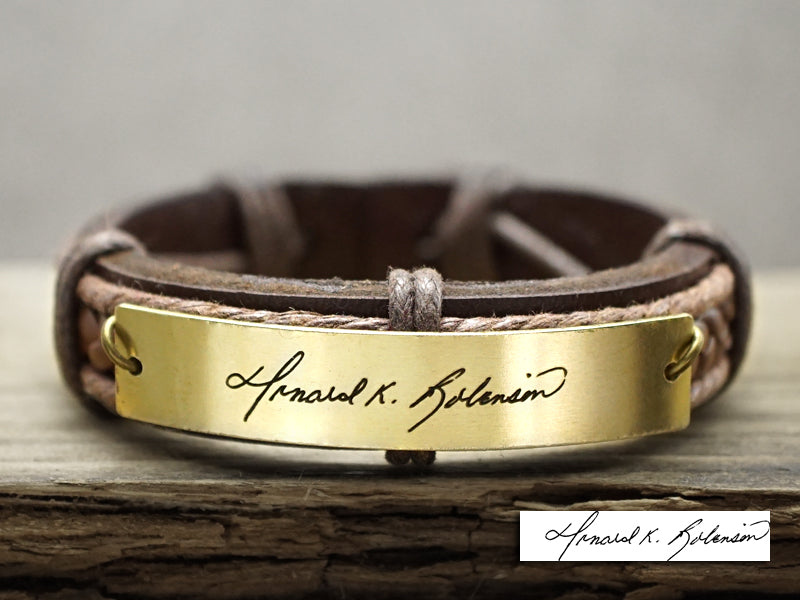 Signature Name Bracelet - Gold