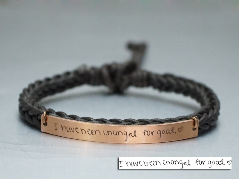 Handwriting Bracelet for Men