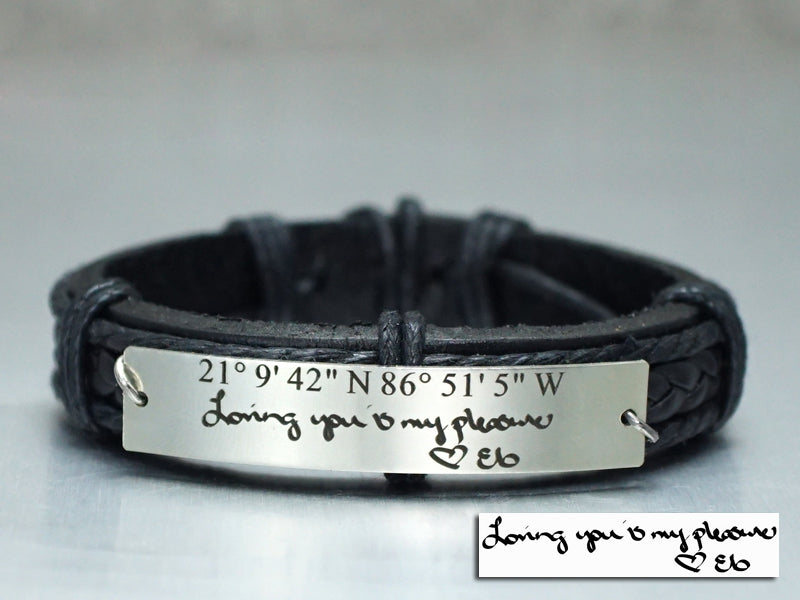 Handwriting Bracelet for Men