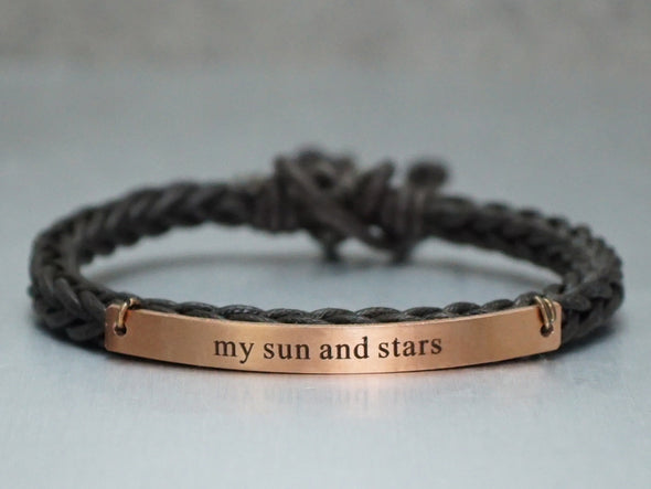 Game of Thrones Bracelets, Moon of my life- my sun and stars, Couple Bracelet, Cord Braided bracelet