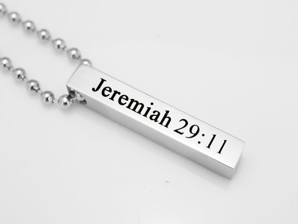 Colossians 3:13 Custom Scripture Necklace, Bible Verse Necklace