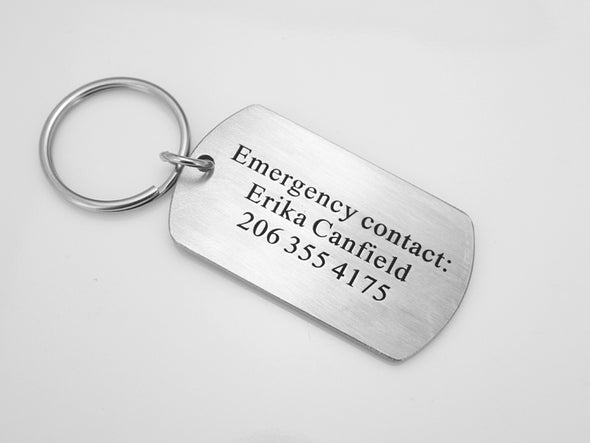 Emergency Keychain for Old Age or Children