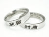 Notch Anniversary Band Ring, Engagement Ring, Custom Ring,