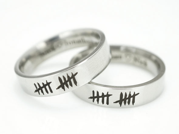 Notch Anniversary Band Ring, Engagement Ring, Custom Ring,