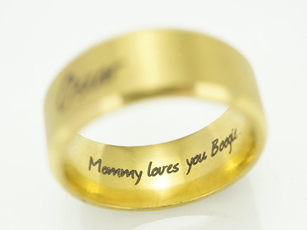 Women's Custom Personalized Cursive Name Ring | The Gold Goddess – The Gold  Gods