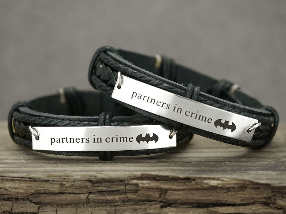Batman Bracelet Set for Men. Stackable Bracelets With | Etsy Australia |  Bracelet set, Stainless steel bracelet, Bracelets for men