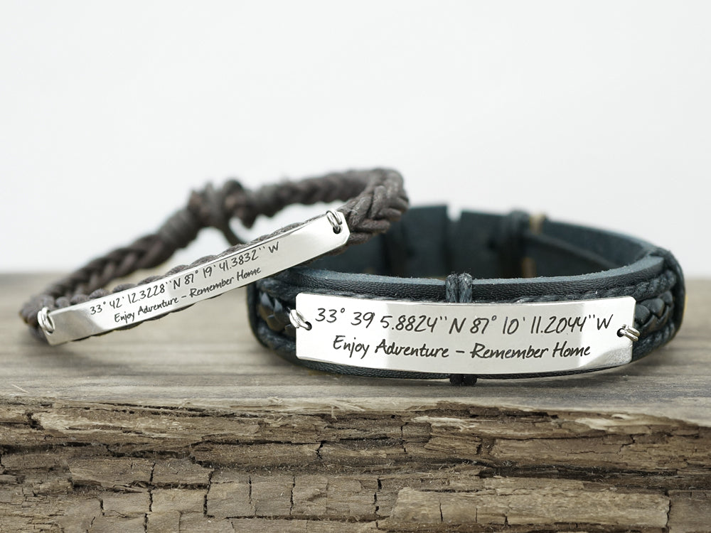 Personalised Couples Bracelets - Life Less Ordinary