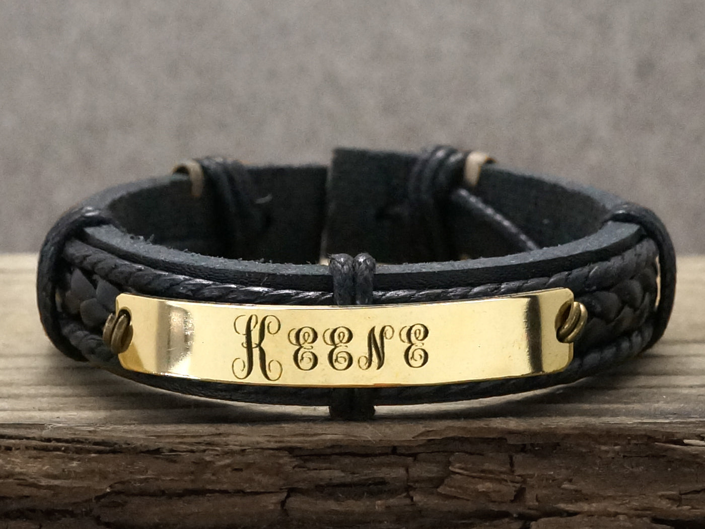 Custom Monogram Bracelet Gift for Her Initial Bracelets Leather Band Engraved Custom Size My Letters Initial Jewelry Stainless Bracelet