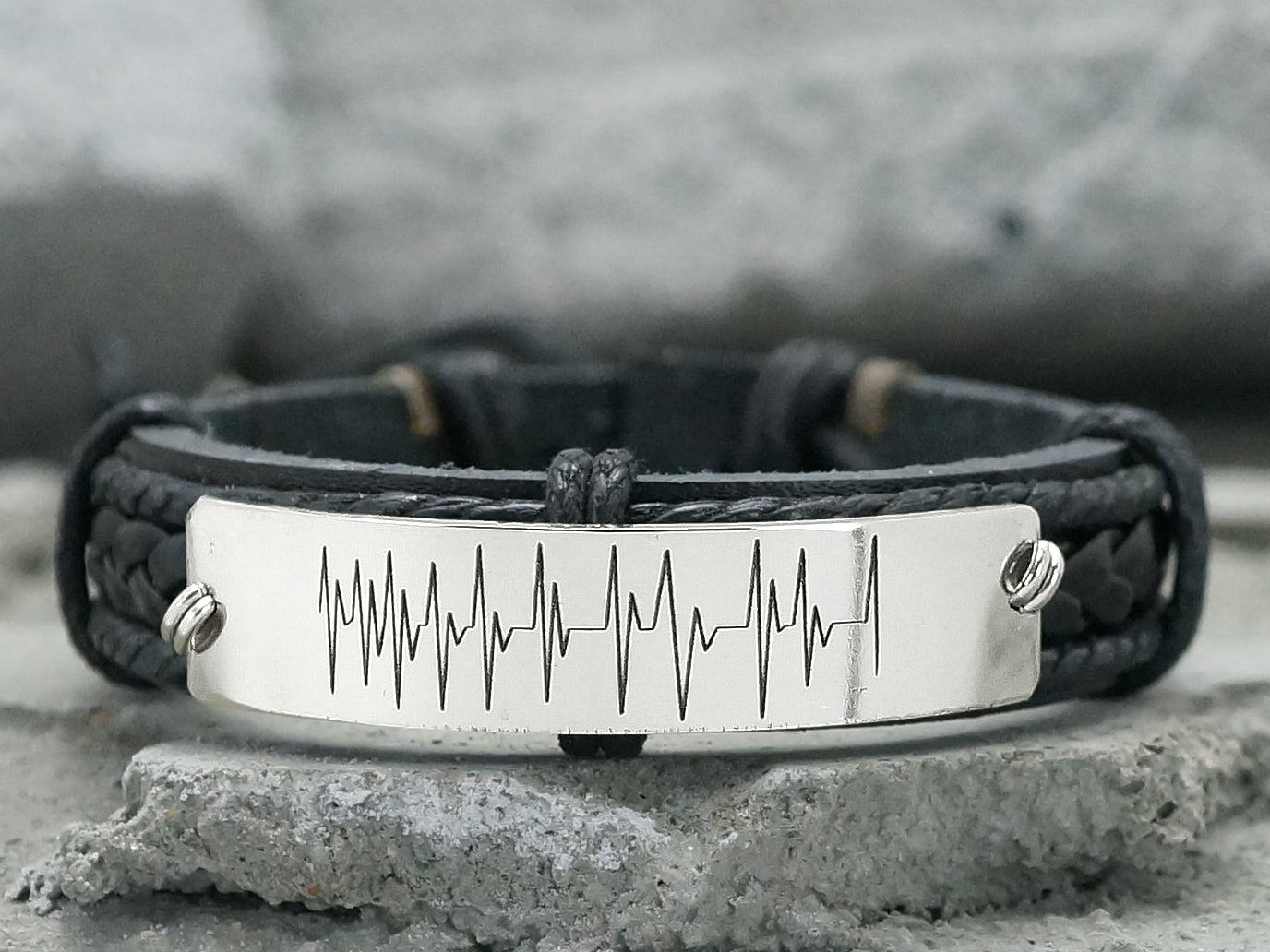 Buy Custom Sound Wave Bracelet, Personalized Wave Bracelet, Silver Bracelet,  Sound Wave Bracelet, Recorded Voice Bracelet, Memorial Gift Online in India  - Etsy