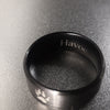 TimJeweler Dog Paw Print Ring in Black
