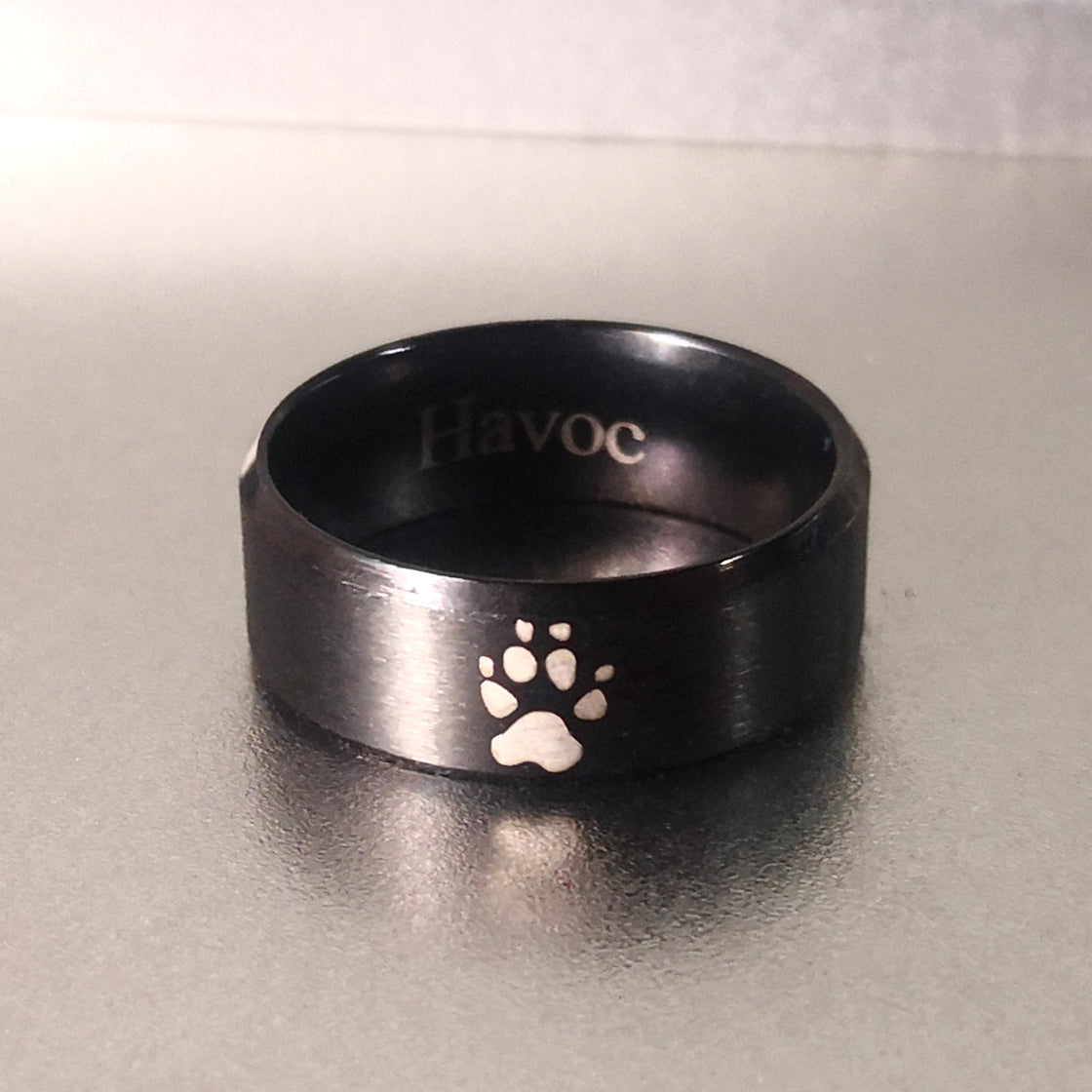 Cat Dog Paw Ring Engagement Adjustable Wedding Band Ring, 50% OFF
