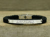 Custom Coordinate Bracelet for Women, GPS Engraved Bracelet, Latitude Longitude Cord Bracelet