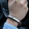 Latitude Longitude Bracelet, Custom Coordinate Bracelet, Location Bracelet,Leather Engraved Bracelet