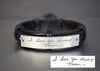 Actual Handwriting Bracelet, Custom Signature Bracelet