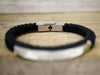 Custom Name Bracelet, Skinny Cord Braided Bracelet, Layered Bracelet,Personalized Nameplate Bracelet